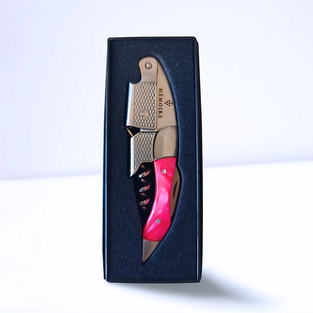 Couteau Sommelier Résine - Pink & Stainless Steel