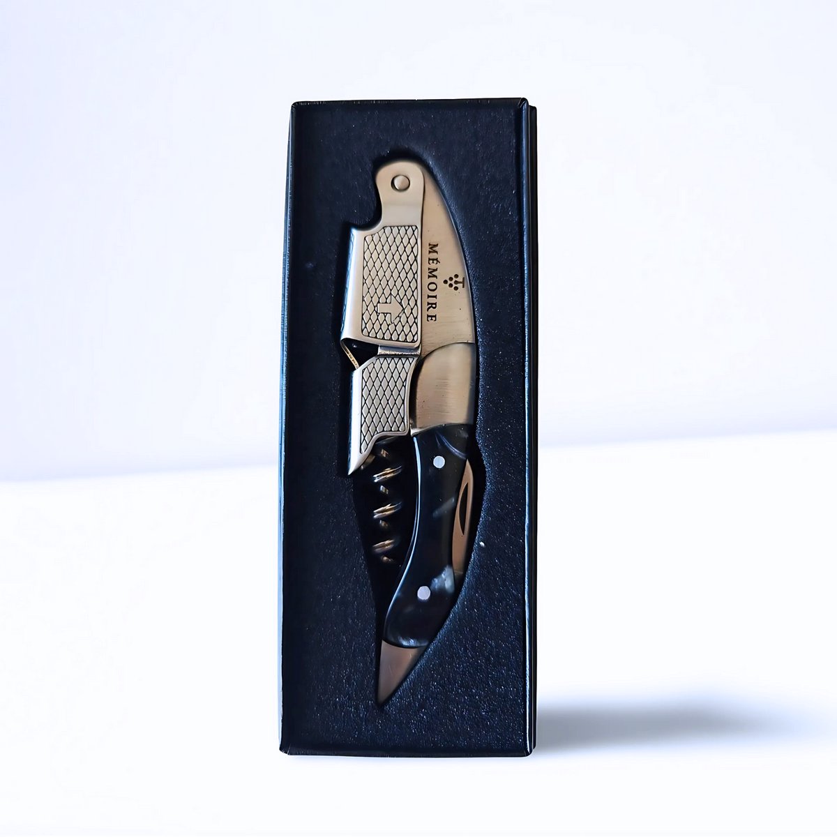 Couteau Sommelier Résine - Zwart & RVS