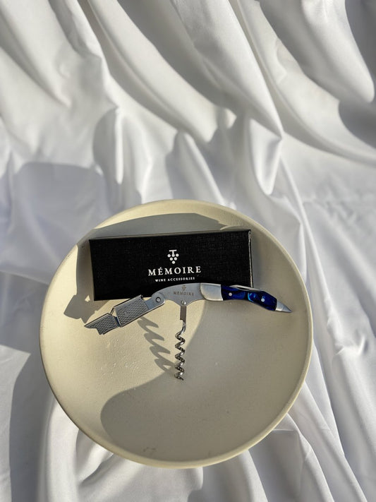 Couteau Sommelier Résine - Sapphire & Stainless Steel