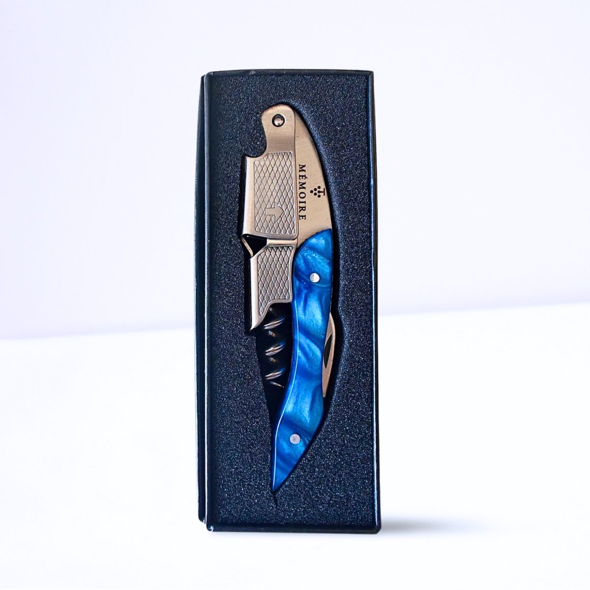 Couteau Sommelier Resin - Dark Blue