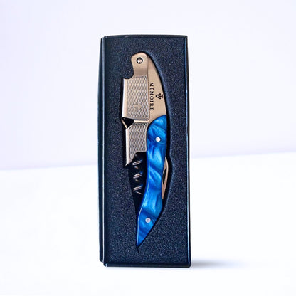Couteau Sommelier Resin - Dark Blue