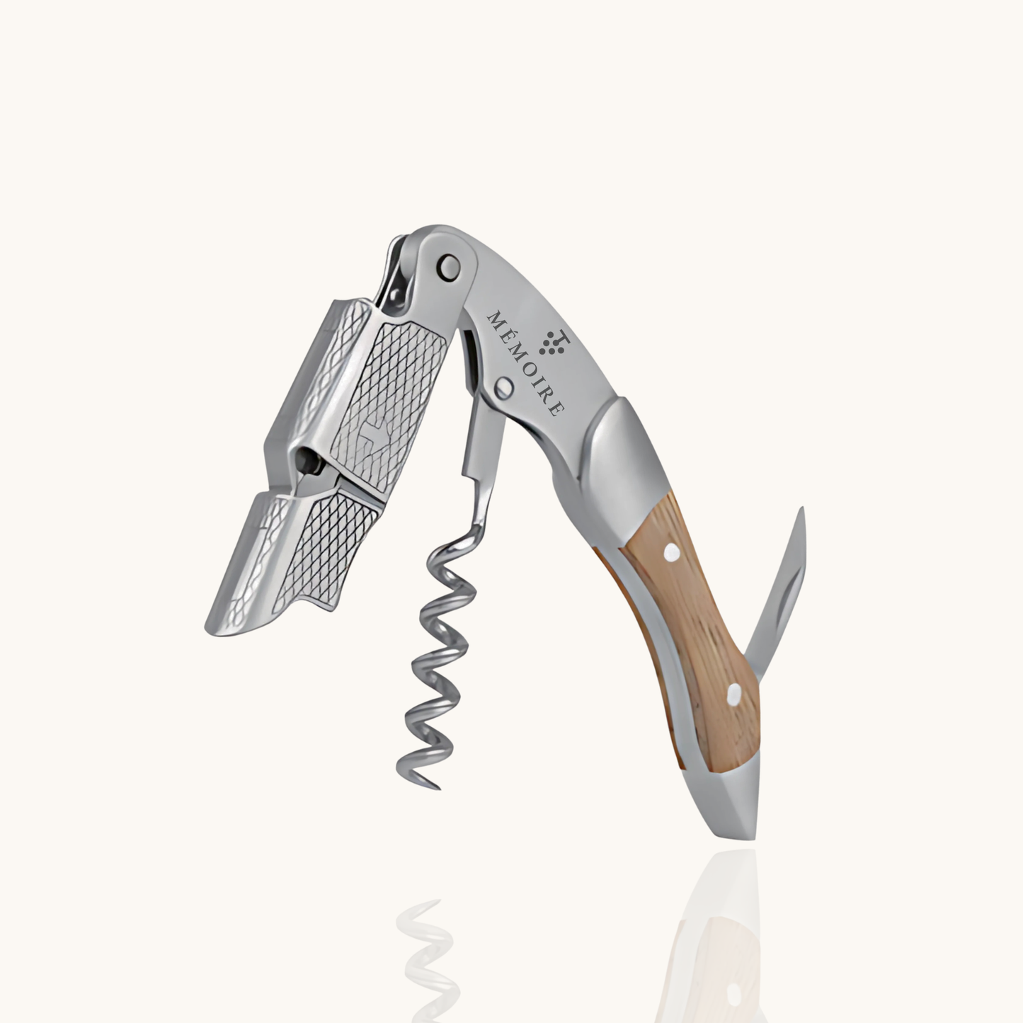 Couteau Sommelier - Oak &amp; Stainless Steel