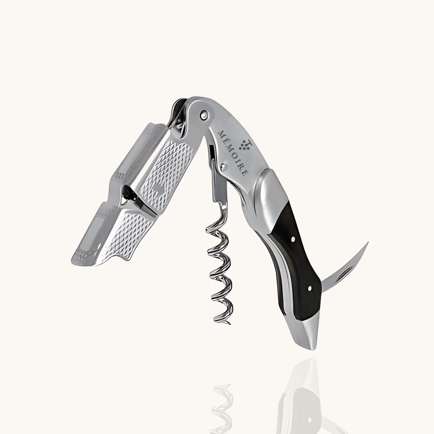 Couteau Sommelier - Black Pakkawood &amp; Stainless Steel