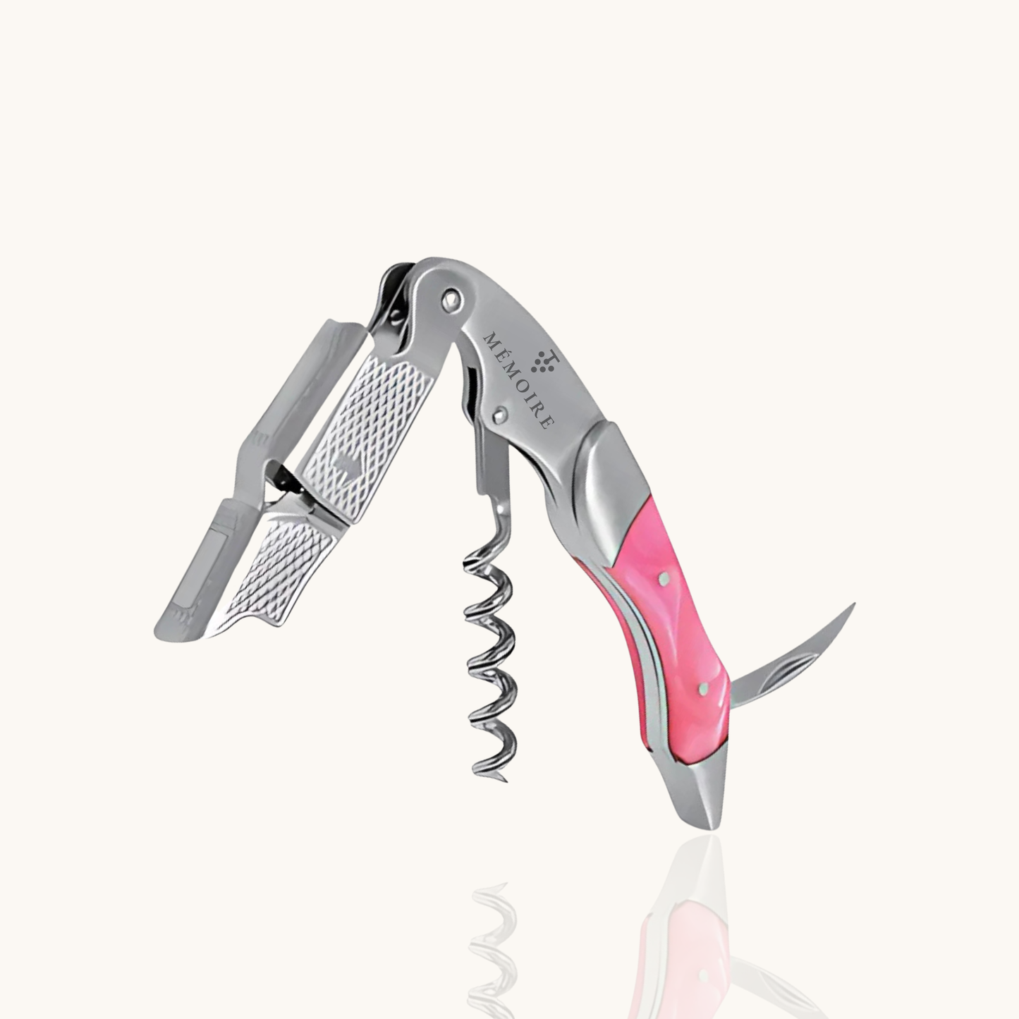 Couteau Sommelier Résine - Pink &amp; Stainless Steel