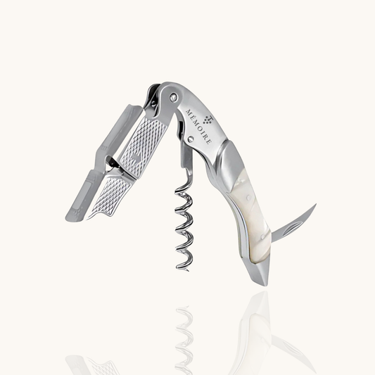 Couteau Sommelier Résine - Moon White &amp; Stainless Steel