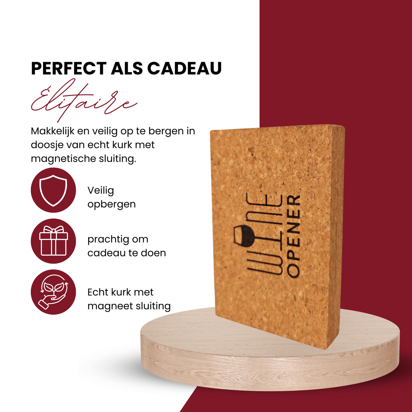 Élitaire - Tweedelige Wijnopener